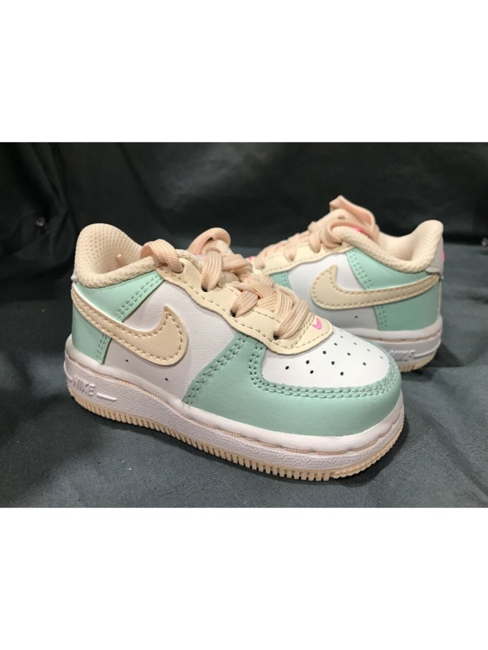 Nike Toddlers Force 1 Lace  (TD) Sneakers Jade Ice Size 7 NEW NO BOX!